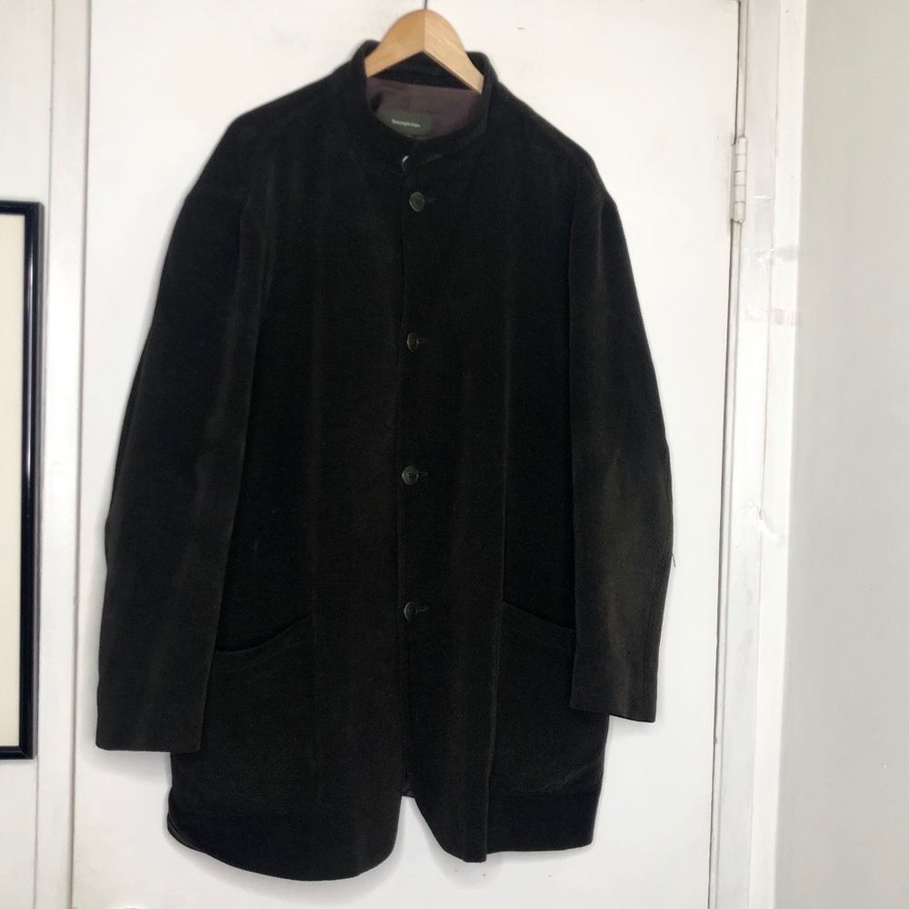 Ermenegildo Zegna • Textured  Coat in Chocolat XXL